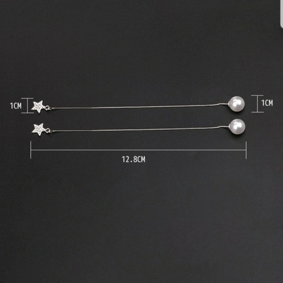 *Tova* Star and Pearl earrings - Picture 2 of 5